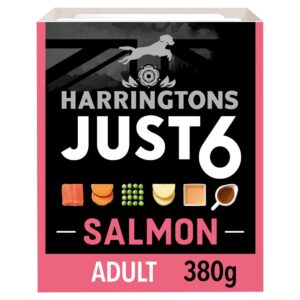 Harringtons Just 6 Salmon with Vegetables in a Delicious Gravy 380g