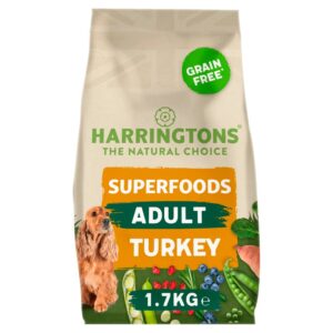 Harringtons Superfoods Dry Adult Dog Food Turkey , Veg 1.7kg