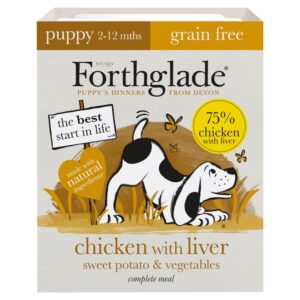 Forthglade Chicken , Liver Sweet Potato , Vegetables Complete Meal Puppy 2-12 Mths 395g