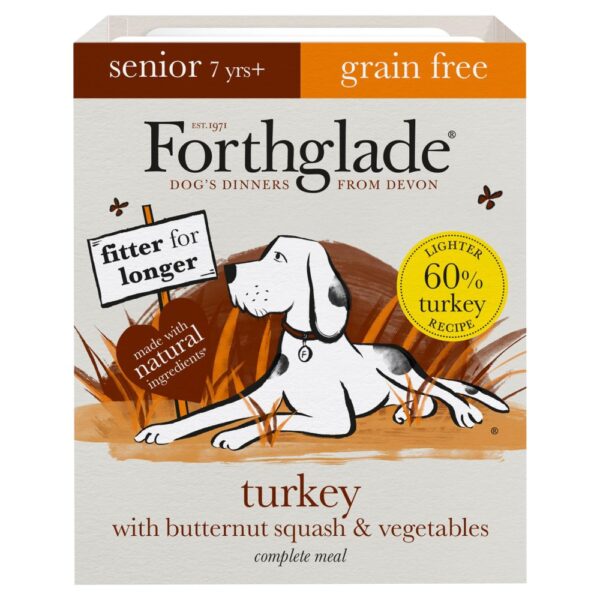 Forthglade Turkey , Butternut Squash , Vegetables Complete Meal Senior 7 Yrs+ 395g