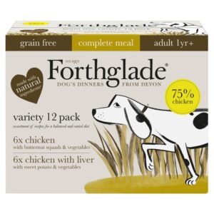 Forthglade Grain Free Complete Meal Chicken Adult 1yr+ 12 x 395g