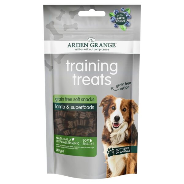 Arden Grange Grain Free Soft Snacks Lamb , Superfoods Training Treats 80g