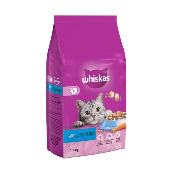 Whiskas 1+ Tuna Adult Dry Cat Food 1.9kg