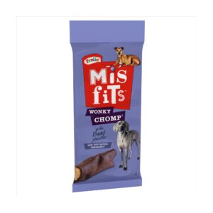 Frolic Misfits Wonky Chomp Adult Medium Dog Treats Beef 2 Stick 170g