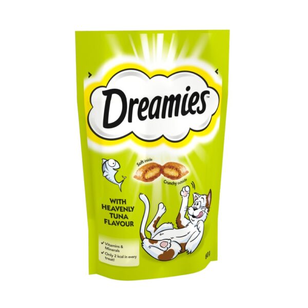 Dreamies Cat Treat Biscuits with Tuna Flavour 60g