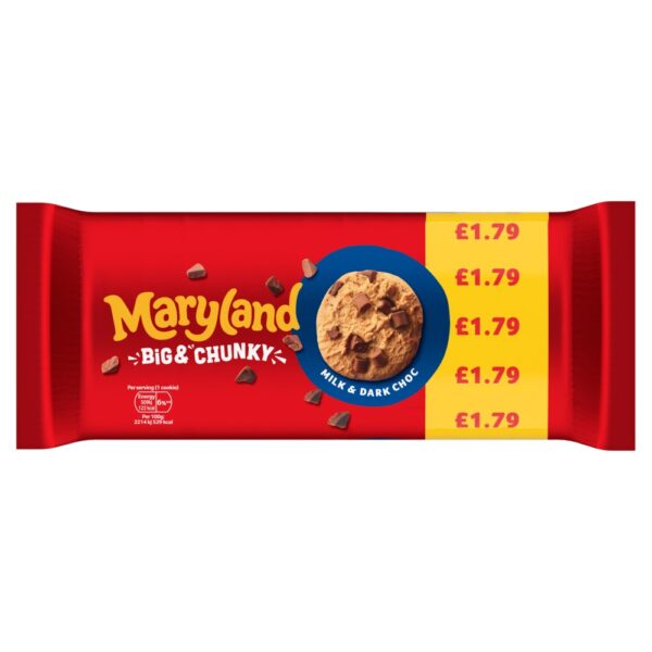 Maryland Milk & Dark Choc 180g