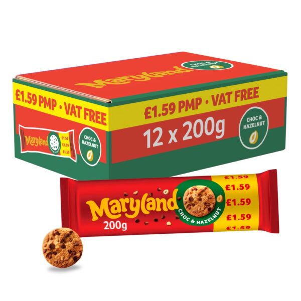 Maryland Choc & Hazelnut 200g