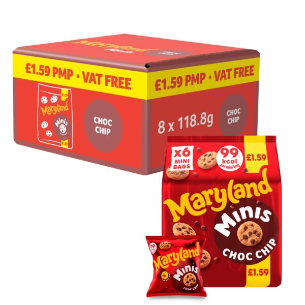 Maryland Minis Choc Chip 118.8g