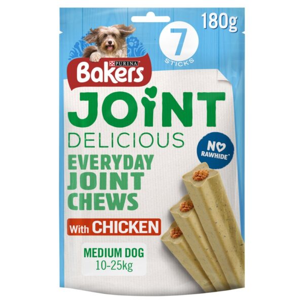 BAKERS Joint Delicious Medium Chicken Dog Chews 180g