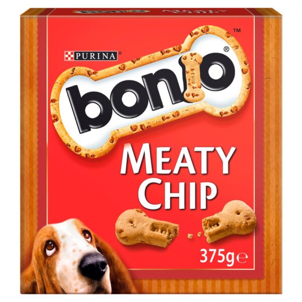 BONIO Meaty Chip Dog Biscuits 375g
