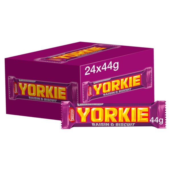 Yorkie Raisin & Biscuit Chocolate Bar 44g