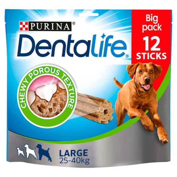 Dentalife Large Dog Treat Dental Chew 12 Stick
