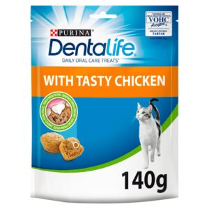 DENTALIFE Dental Chicken Cat Treats 140g