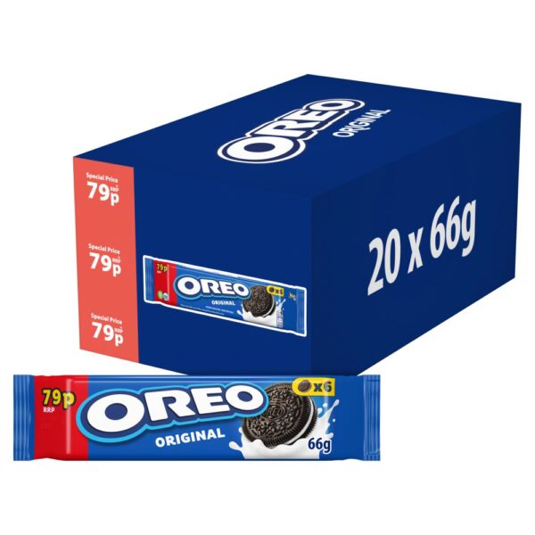 Oreo Original Vanilla Sandwich Biscuits 79p PMP 66g