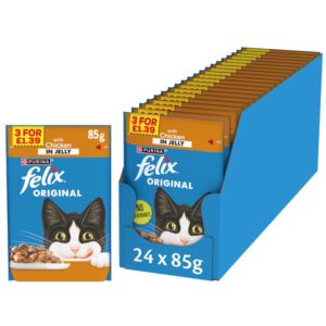 FELIX Original Chicken in Jelly Wet Cat Food 85g PMP