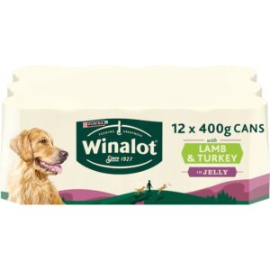 Winalot Lamb , Turkey in Jelly Wet Dog Food 12x400g